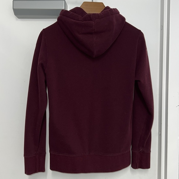 American Eagle Men’s Small Burgundy Super Soft Pullover Hoodie - Picture 4 of 5